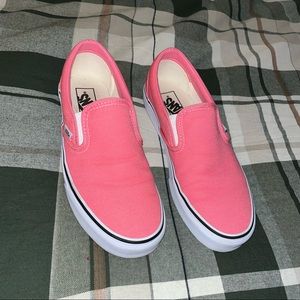 Pink Lemonade Slip On vans